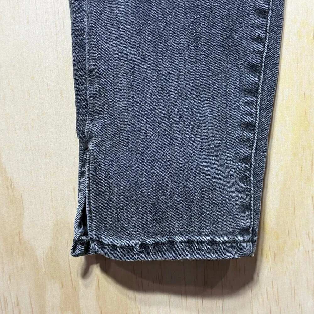 Good American High‎ Rise Skinny Jeans Women’s 6 Gray Button Fly Stretch